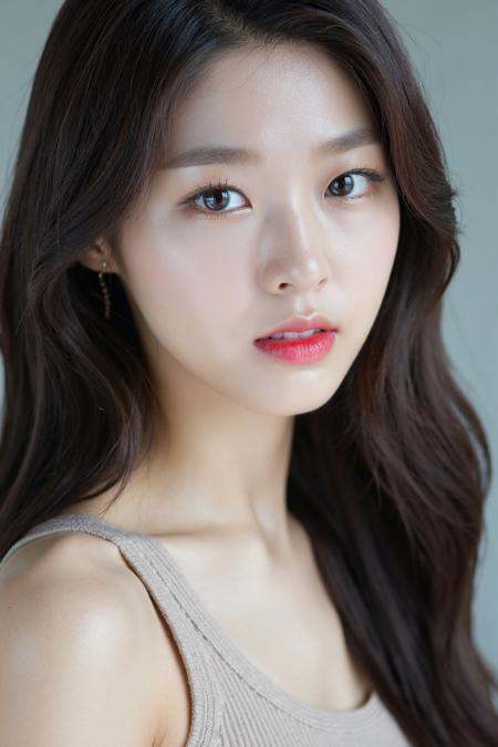RAW photo,  a beautiful korean girl with wearing a mini dress,  dslr on Tensor.Art