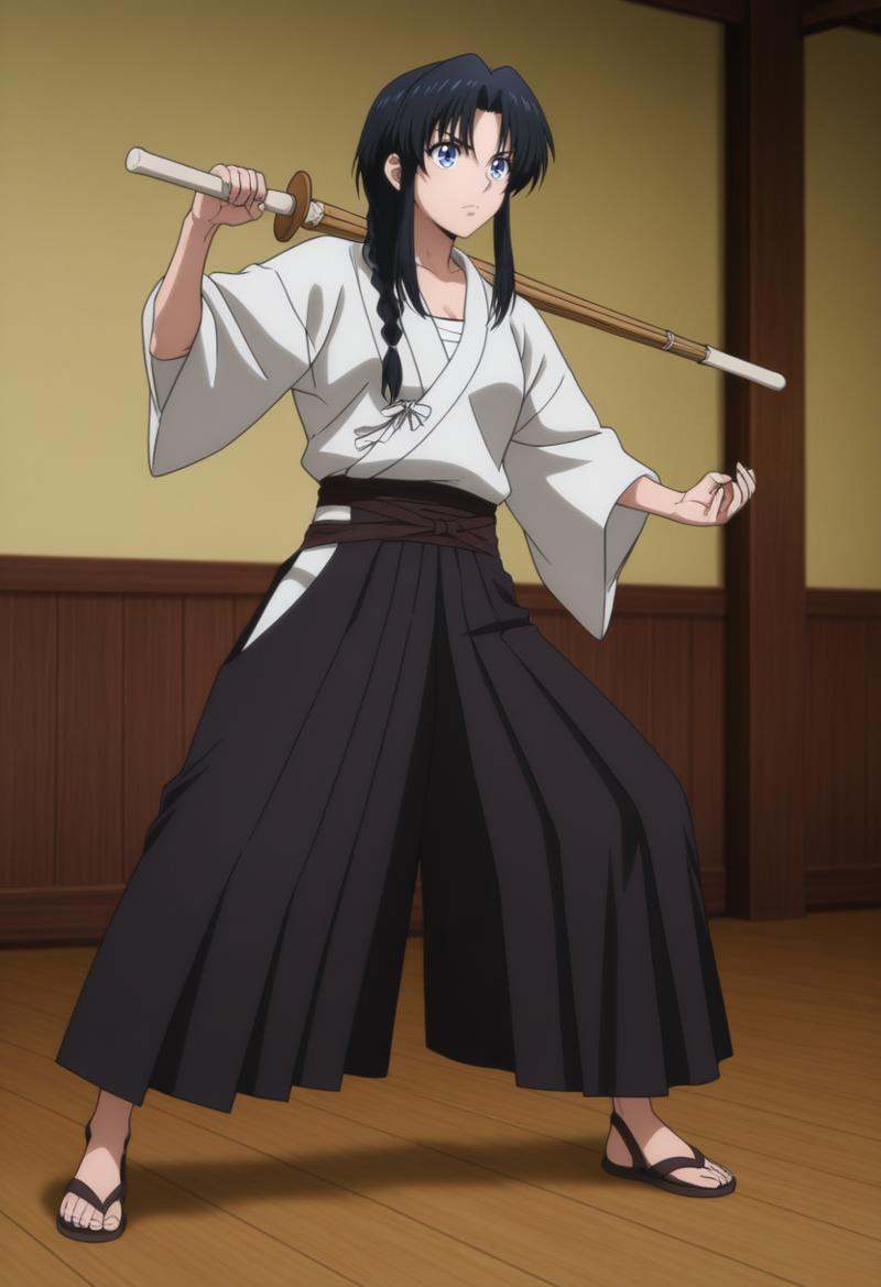 Kamiya Kaoru,  1girl,  solo on Tensor.Art