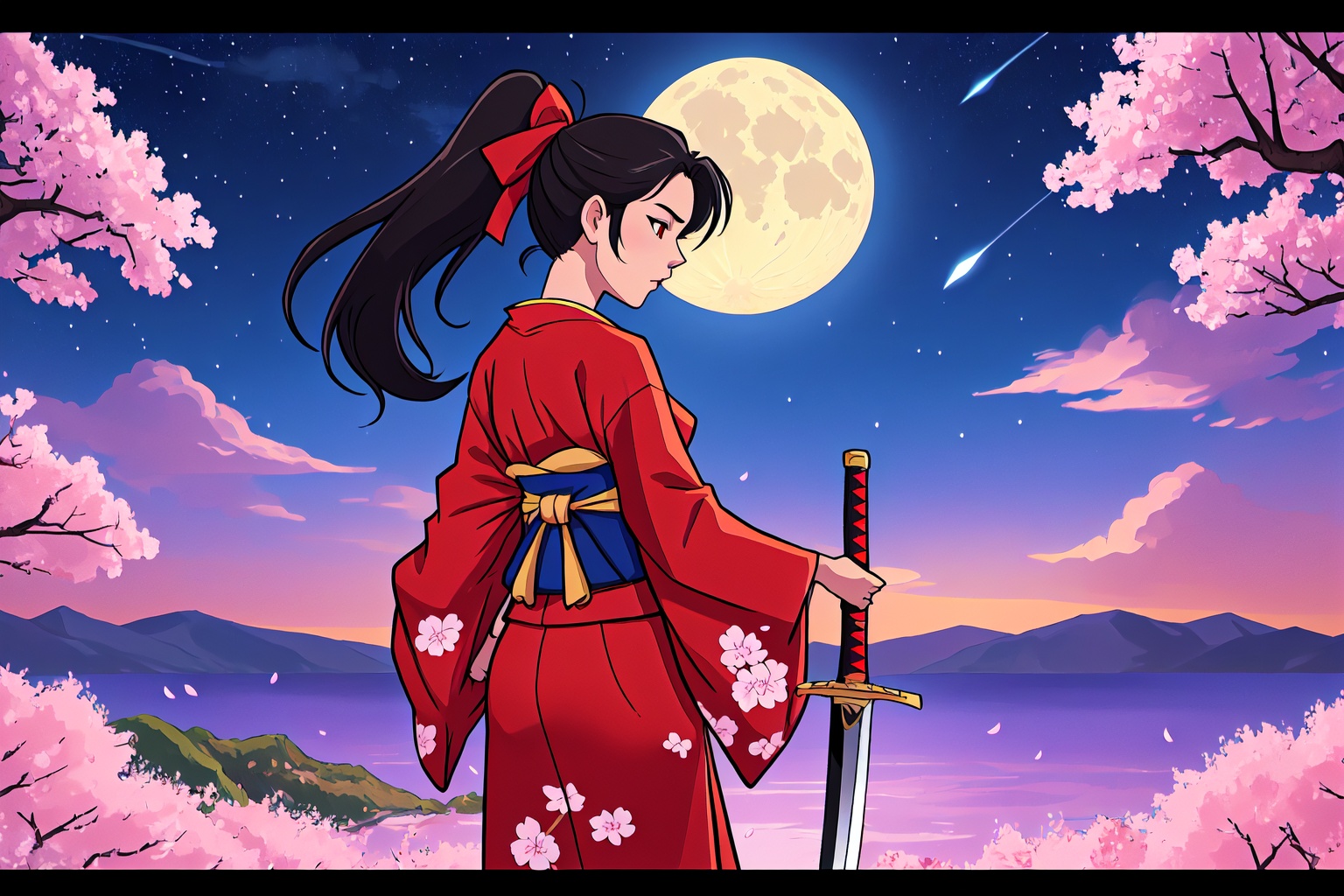 1girl,  weapon,  sword on Tensor.Art