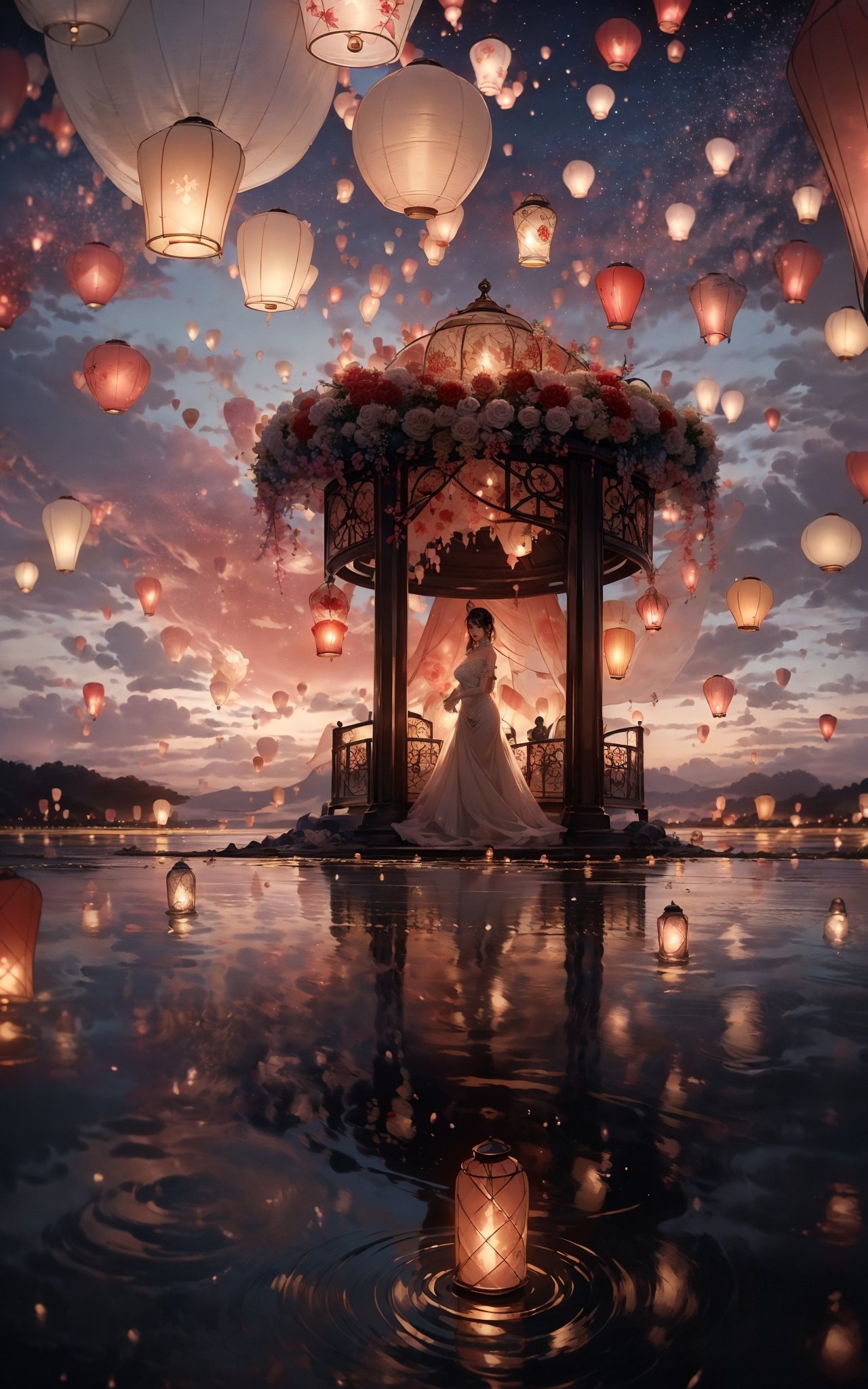 sky lantern,  masterpiece,  best quality on Tensor.Art