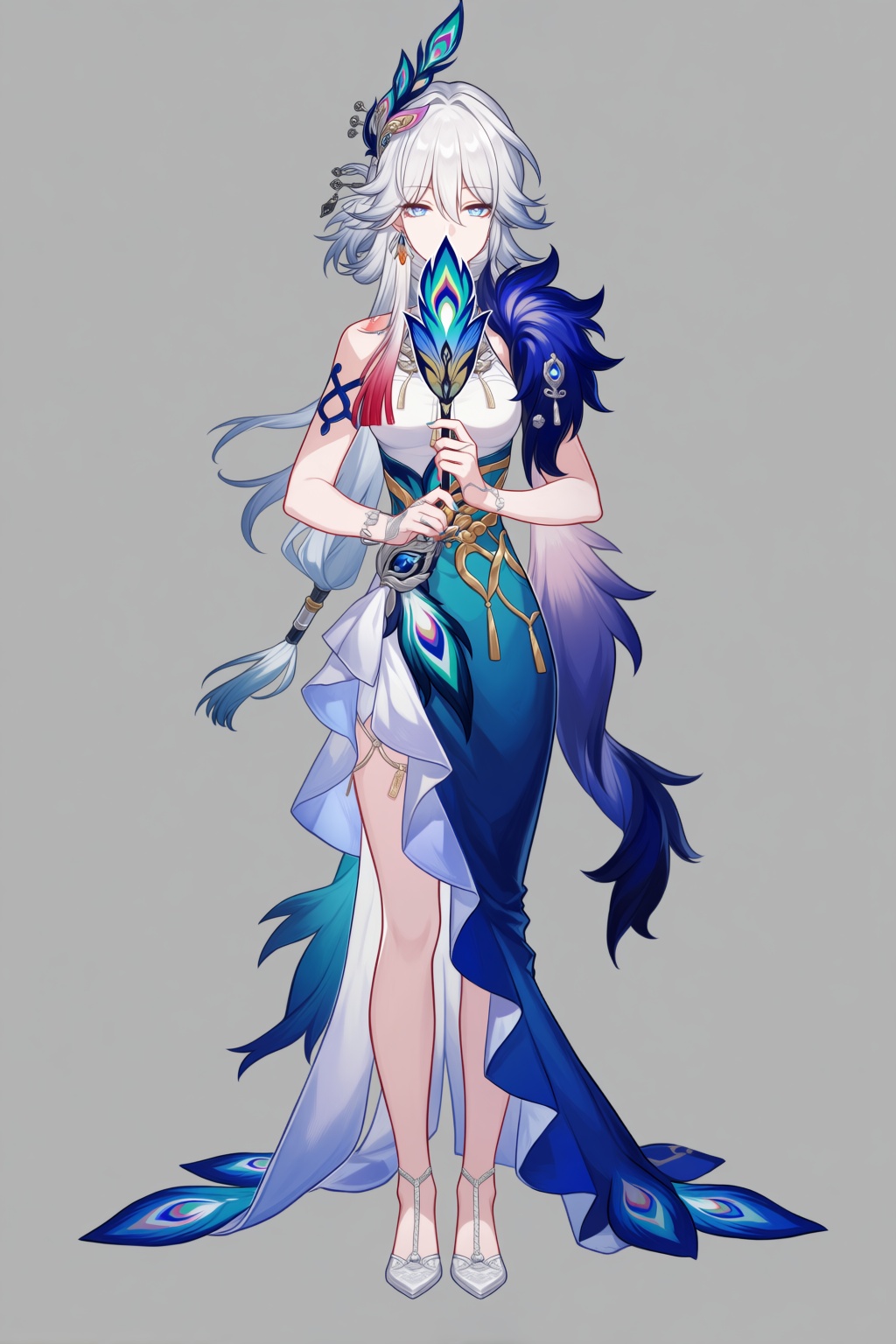 benghuaicg,  yaoguang (honkai star rail),  white hair on Tensor.Art