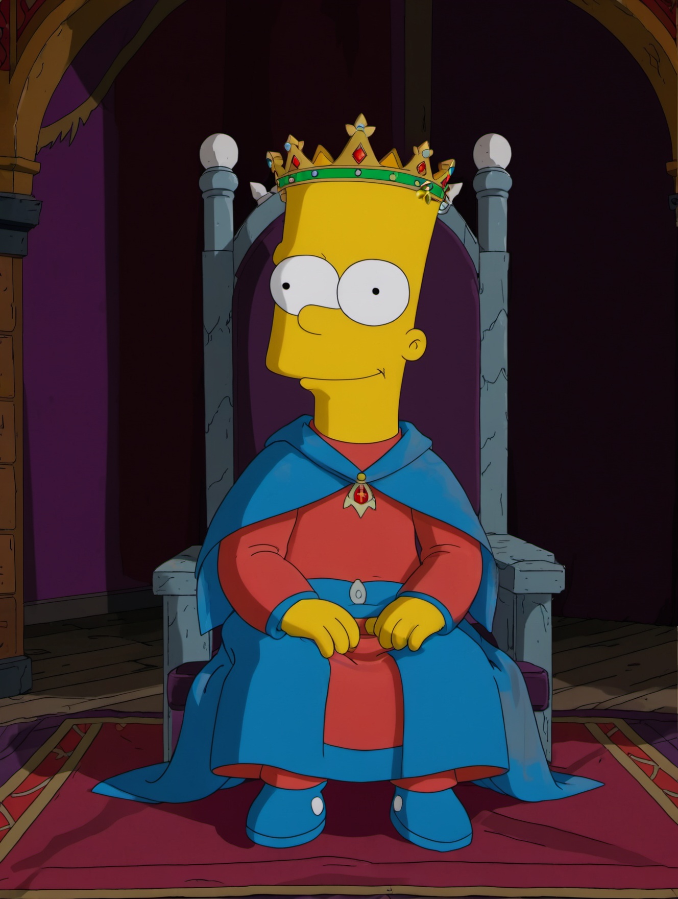 1boy,  solo,  bart simpson on Tensor.Art