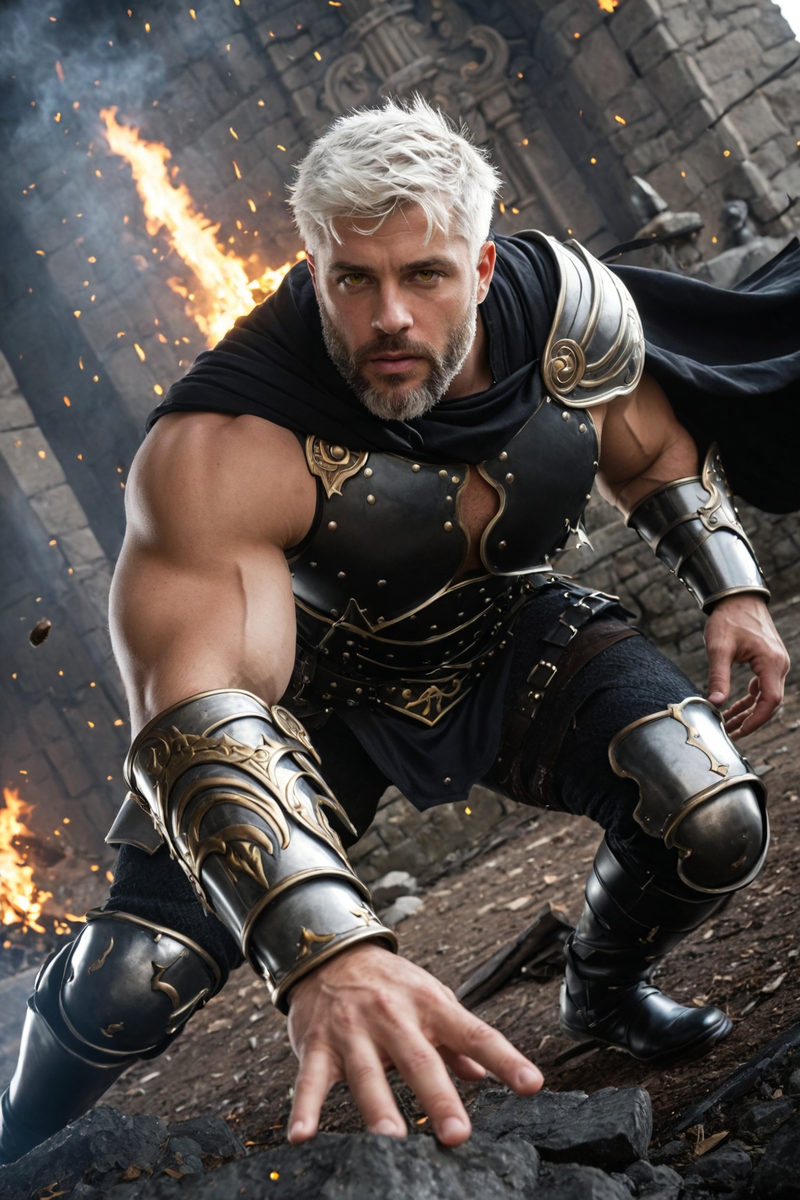 1boy,  muscular,  huge pectorals on Tensor.Art