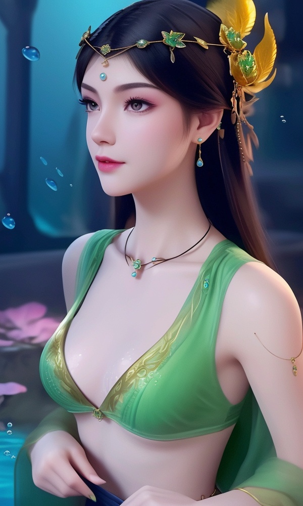 (,1girl, ,best quality, ),looking at viewer, <lora:408-DA-凡人修仙传-卓如婷:0.8> ,, ,masterpiece, ((((, solo,  , ,solo focus, ,underwater, )))) ,ultra realistic 8k cg,   clean, masterpiece,     cinematic lighting, cinematic bloom,  (( , )),, , unreal, science fiction, luxury, jewelry, diamond, gold, pearl, gem, sapphire, ruby, emerald, intricate detail, delicate pattern, charming, alluring, seductive, erotic, enchanting, hair ornament, necklace, earrings, bracelet, armlet,,(()), 