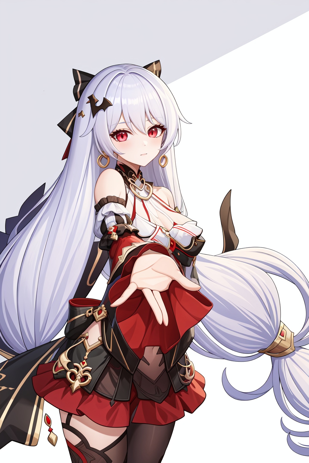<lora:大月下v3:1>,a girl named lunakindred,lunakindred,luna dress,1girl,looking at viewer,bare shoulders,earrings,high quality,, (masterpiece,best quality,high quality:1.4),absurdres,