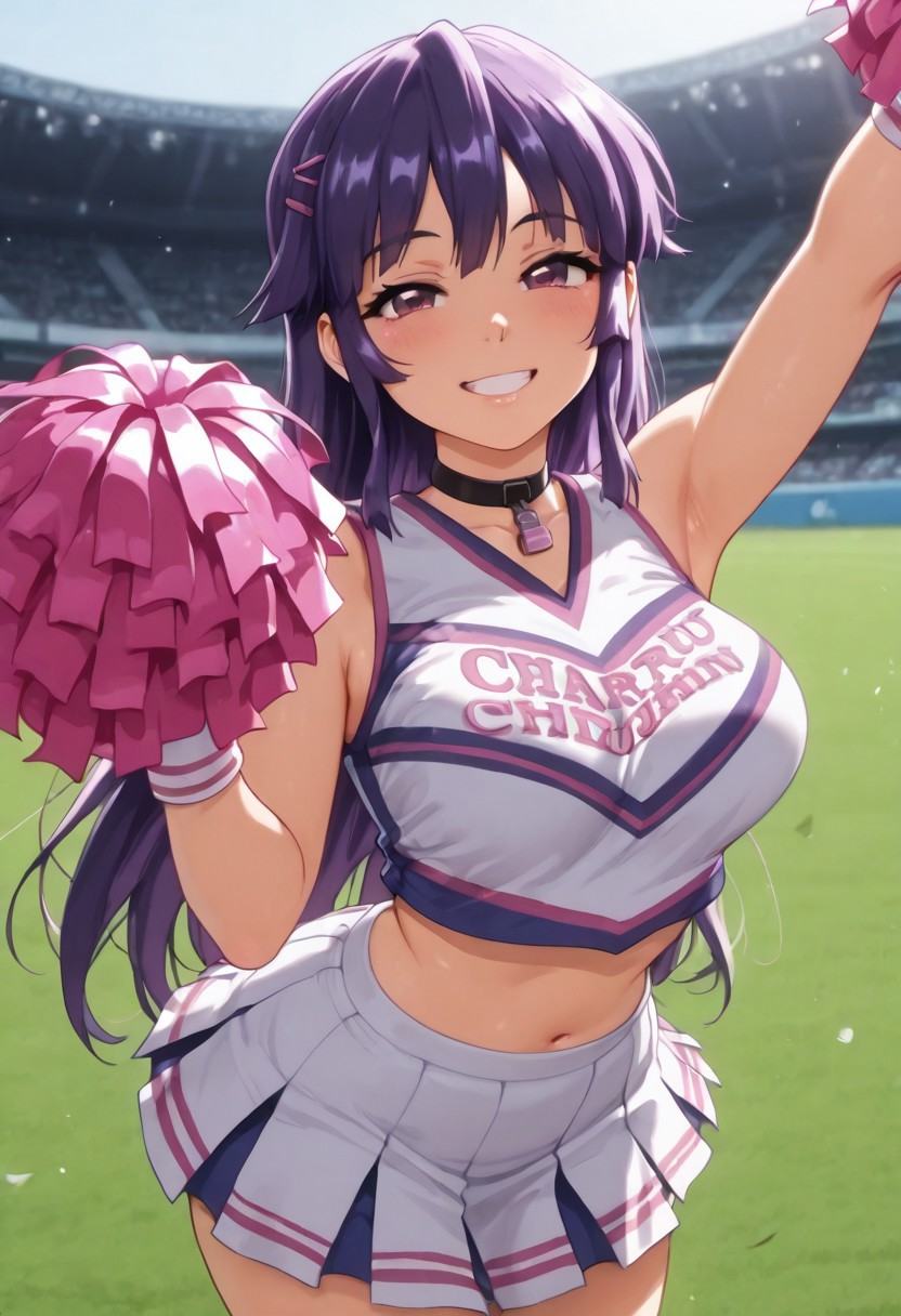 chizuru,  purple hair,  long hair on Tensor.Art