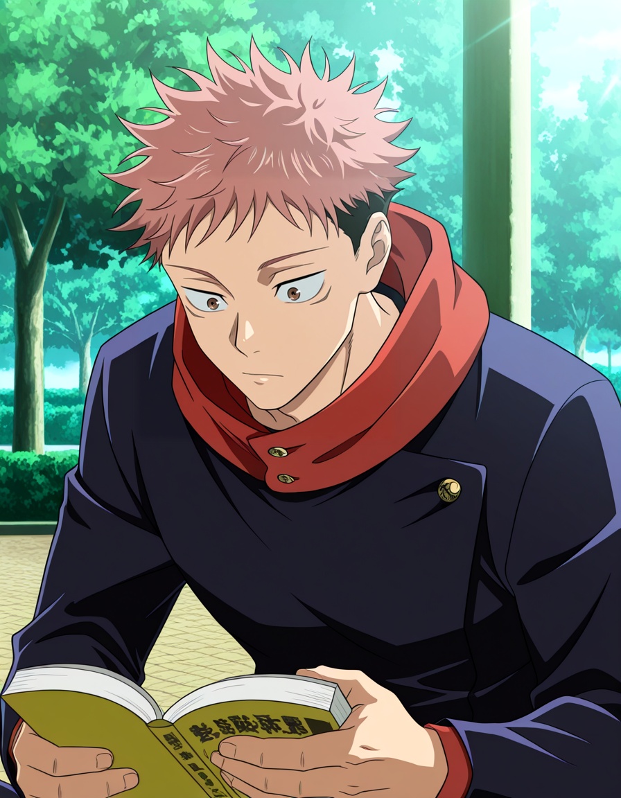 itadori yuuji,  jujutsu kaisen,  1boy on Tensor.Art