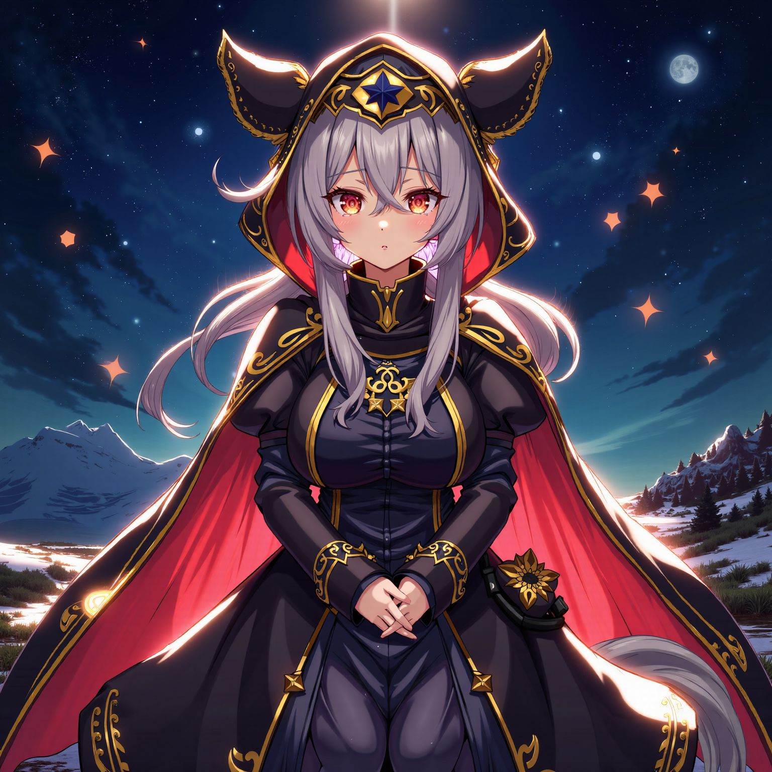 1girl,  embarrassed_face,  magical costume on Tensor.Art
