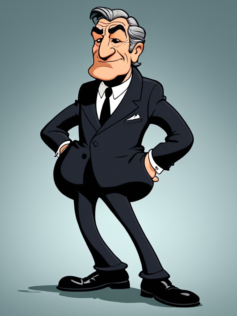 cartoon,  Robert de Niro,  noodle_limbs on Tensor.Art