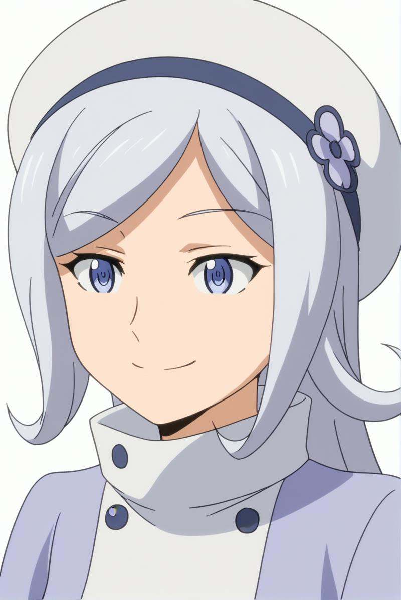 white background,  Aila Jyrkiäinen,  upper body on Tensor.Art
