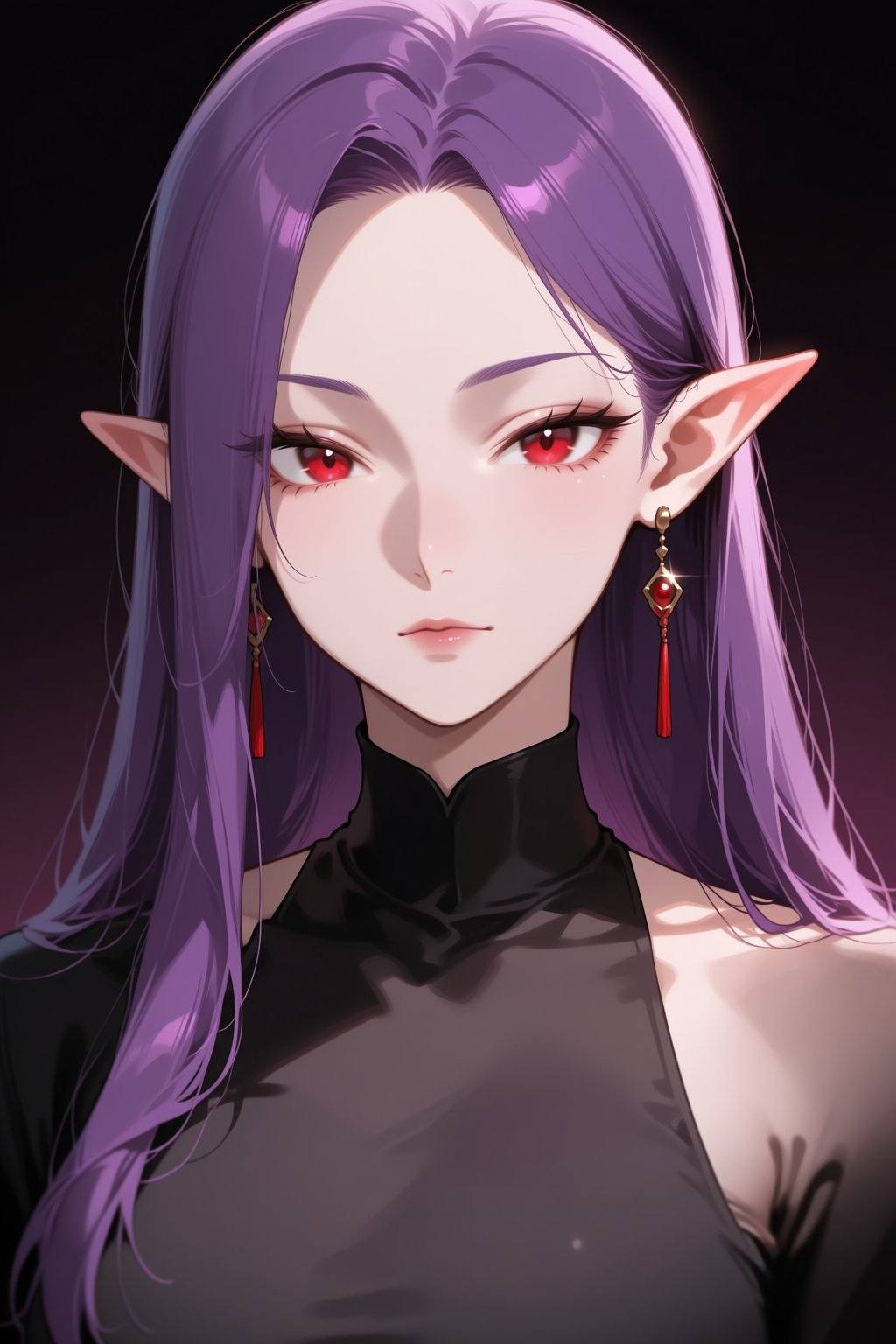 1girl,  red eyes,  solo on Tensor.Art