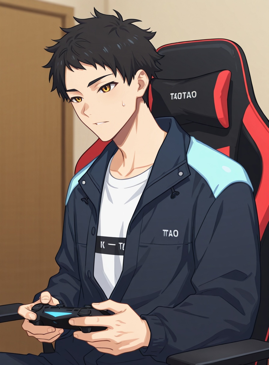 1boy,  male focus,  male only on Tensor.Art
