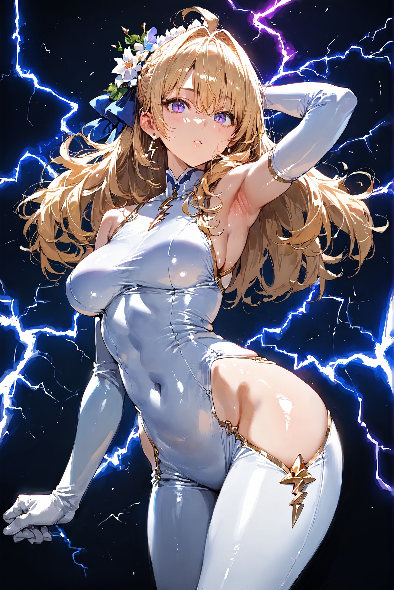 1girl,  white_bodysuit,  latex on Tensor.Art