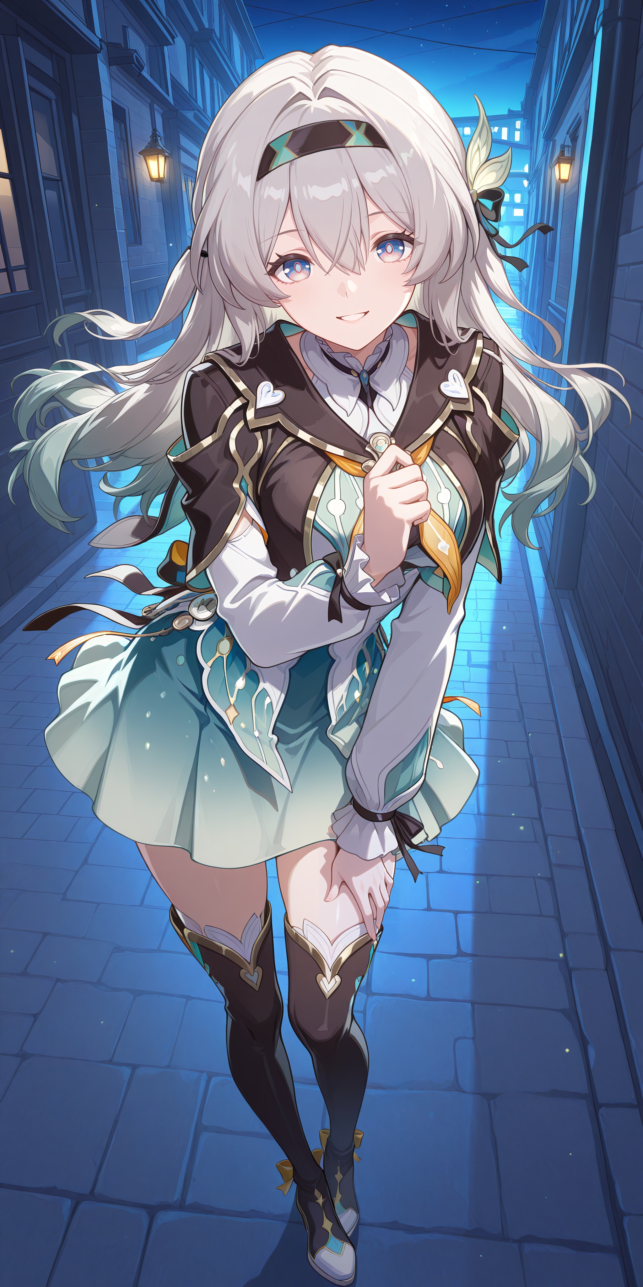 firefly(hsr),  defaultoutfit,  long hair on Tensor.Art