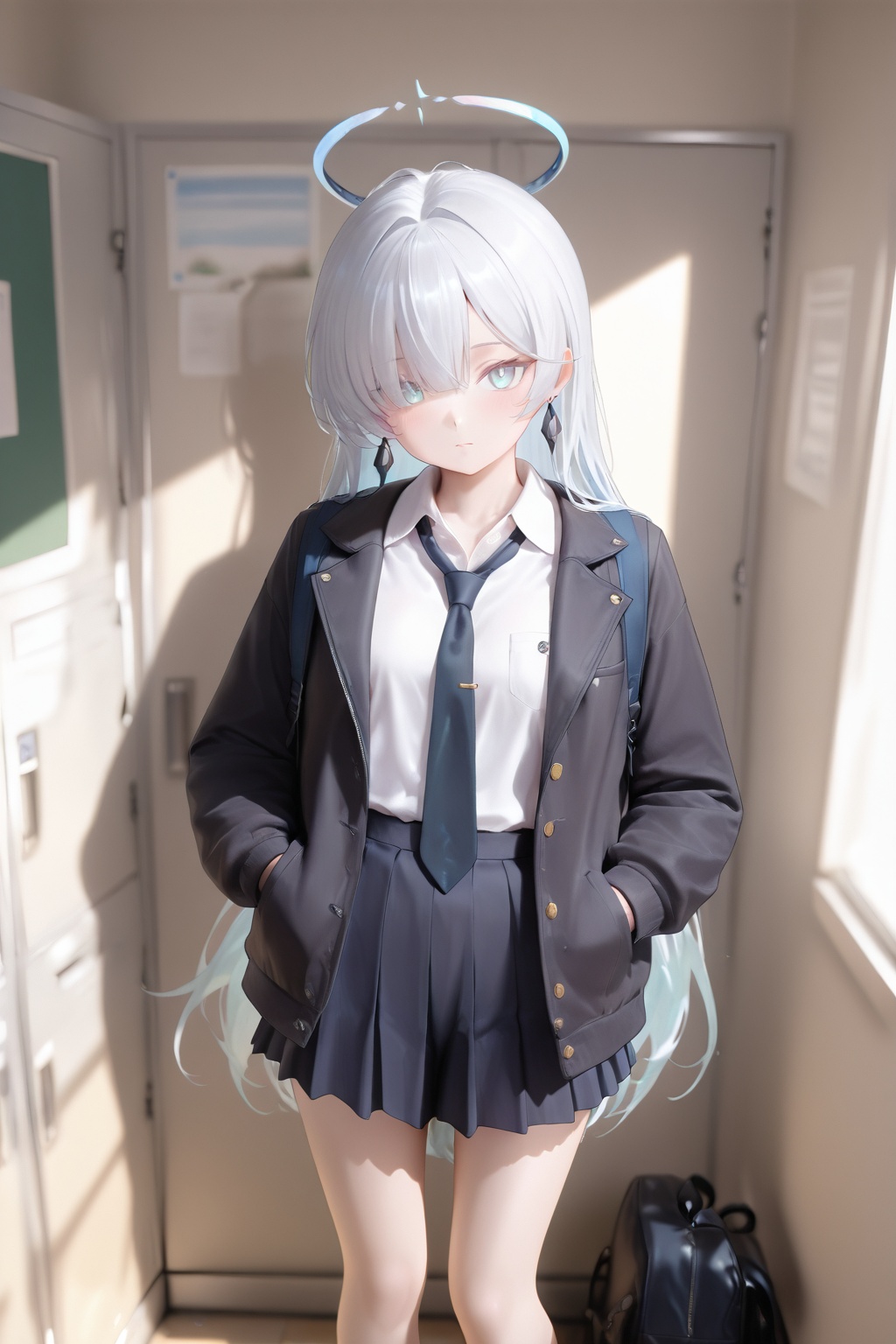 1girl,  locker,  solo on Tensor.Art