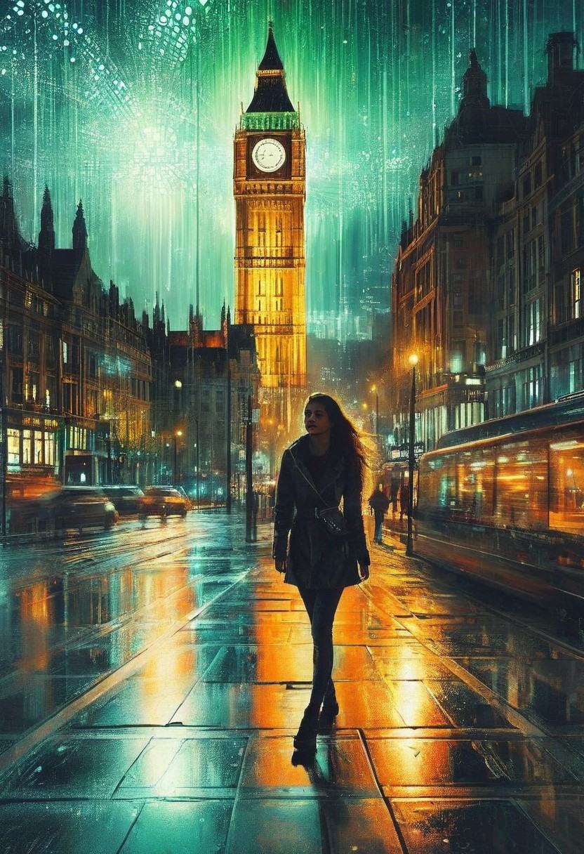 Double exposure,  fusion,  blending on Tensor.Art