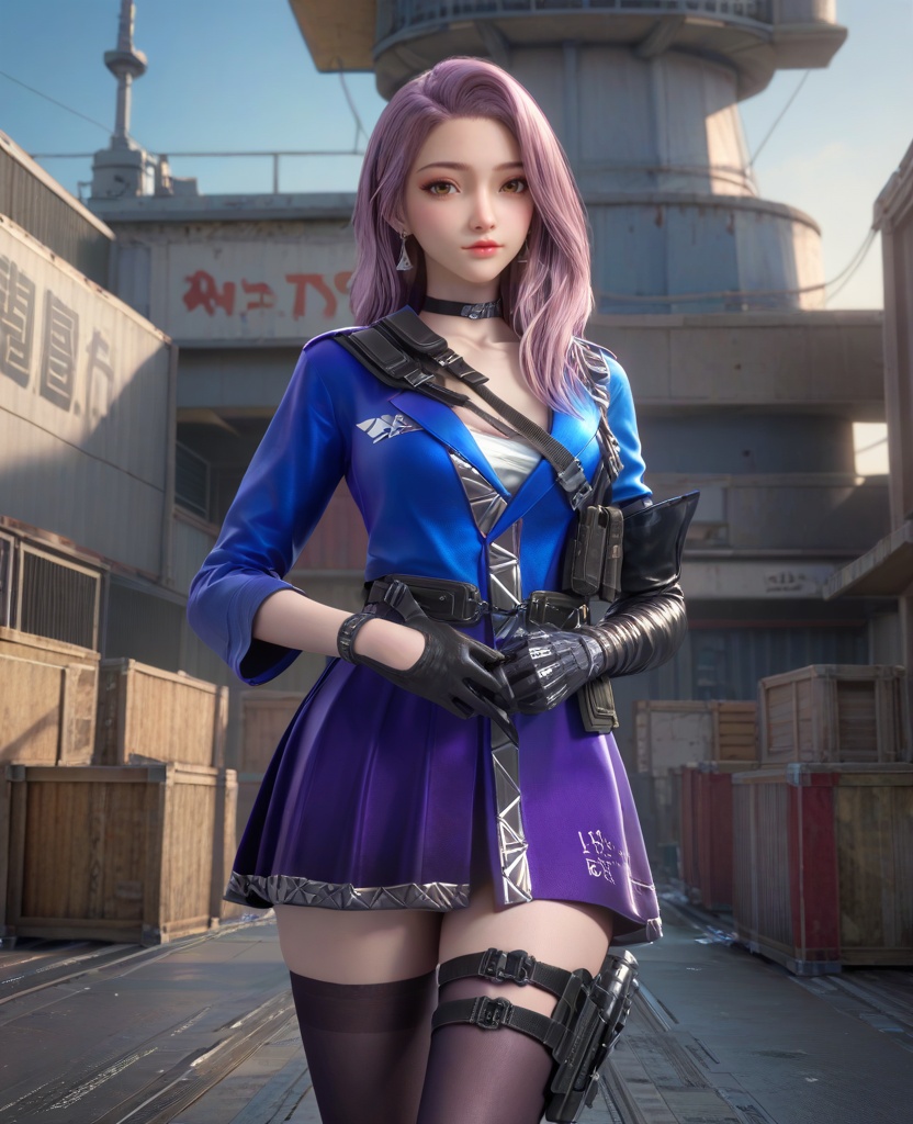 (oriental architecture, elegant decor, sophisticated style:1.1),(skateboarding moves:1.1),(breasts:1.2),<lora:XL16穿越火线云悠悠保卫者:0.95>,miss yunyouyou,blue jacket,purple overskirt,brown eyes,pink hair,long hair,earrings,jewelry,black choker,belt,black gloves,thigh holstered,mauve thighhighs,black heels,, score_9,score_8_up,score_7_up,score_6_up,score_5_up,score_4_up,3d rendering,tag1,tag2, Cinematic Lighting,backlighting,, zPDXL3, zPDXL2,zPDXL, zPDXLxxx, zPDXLrl,