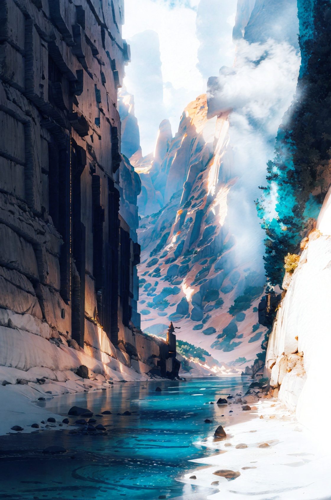 (masterpiece, top quality, best quality, official art, beautiful and aesthetic:1.2),((masterpiece, best quality, high quality, highres, ultra-detailed)),  ,a moving train <lora:soldart:0.6> <lora:AngelicAI:0.1> <lora:add_detail:1>,, against the background of the a moving train, blue sky, sunny day, epic clouds, (oil painting:0.1),  (best quality, 8K, high resolution, extreme detail, outstanding composition:1.4), art by Jeremy Mann, god rays, dramatic light,   (oxygen-rich air and sheltered atmosphere, , aesthetic of hard - edge painting:0.1),