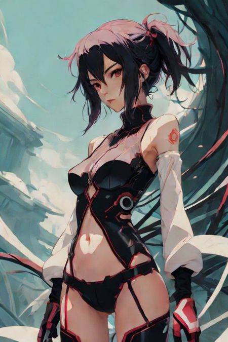 2d artwork,  ,  a woman on Tensor.Art