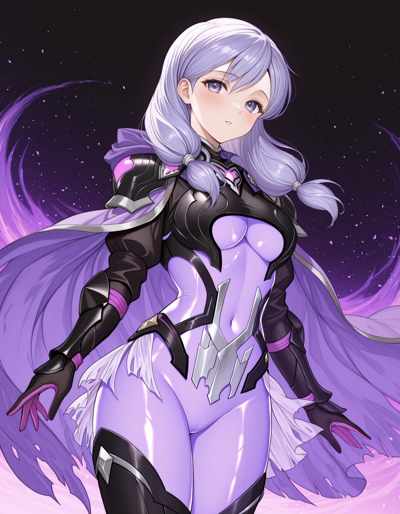 curvy,  HelOutfit,  black armor on Tensor.Art