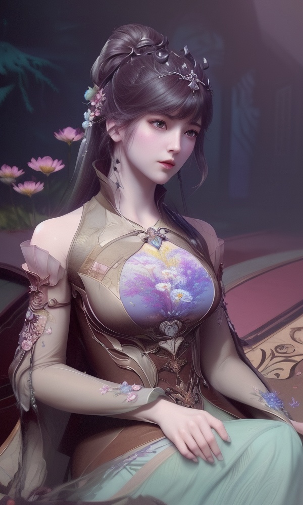 (,1girl, ,best quality, )<lora:358-DA-斗罗大陆-小舞V2-成年:0.8>,, ,,anime,(masterpiece, top quality, best quality, official art, beautiful and aesthetic:1.2), (1girl)	, , (()),extreme detailed,(fractal art:1.3),colorful, flowers ,highest detailed,(by Jeremy Lipking)    (()), (),