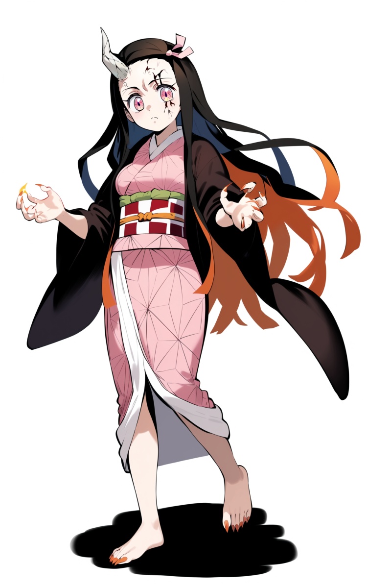 【鬼灭之刃-Kimetsu no Yaiba】祢豆子-Kamado Nezuko by Tangerboom on Tensor.Art