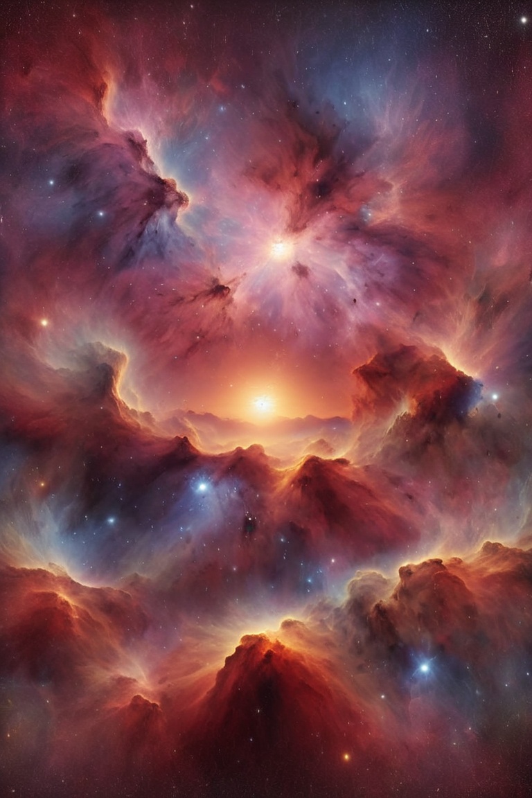 martius_nebula landscape at dawn on Tensor.Art