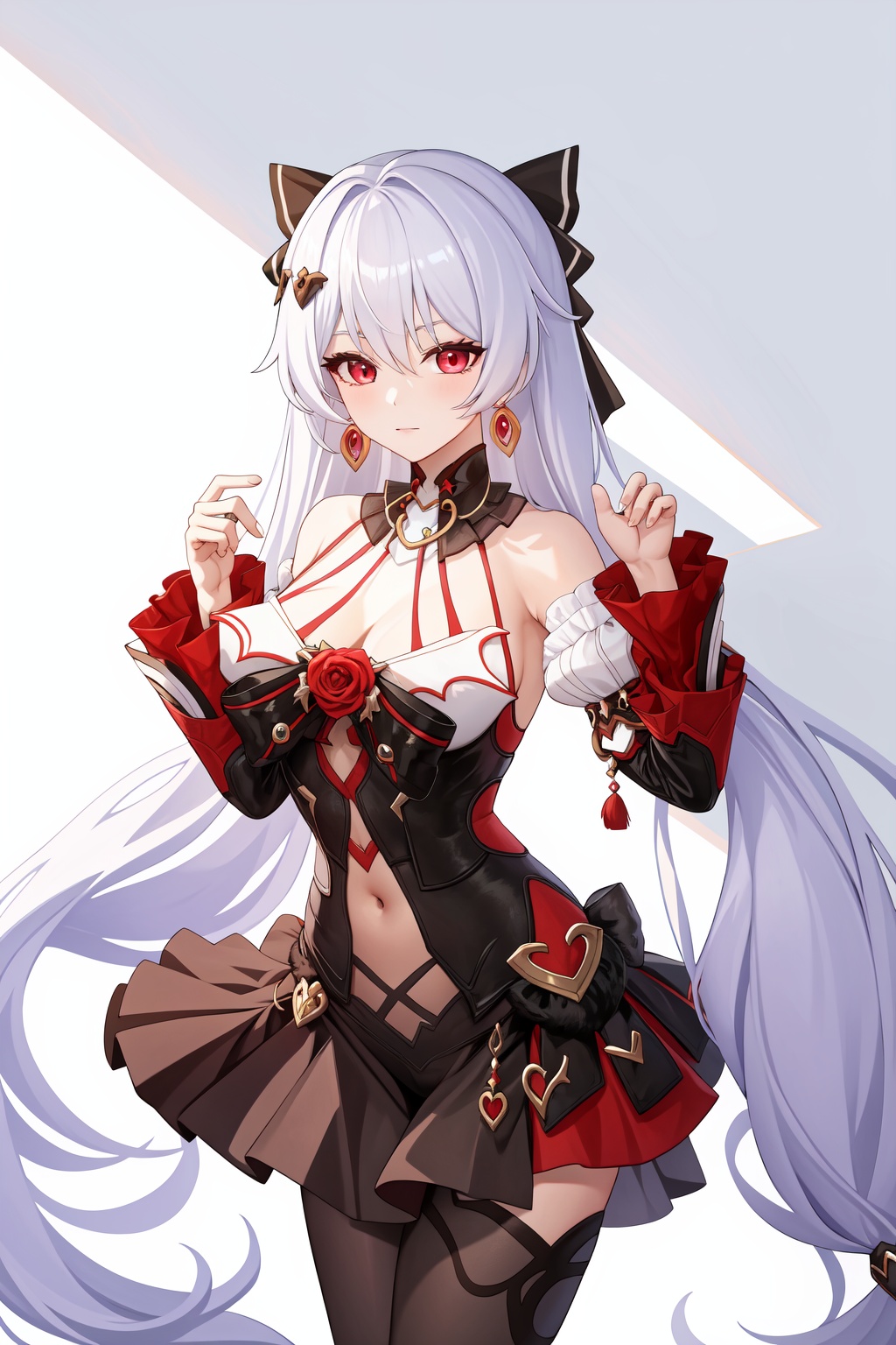 <lora:大月下v3:1>,a girl named lunakindred,lunakindred,luna dress,1girl,looking at viewer,bare shoulders,earrings,high quality,, (masterpiece,best quality,high quality:1.4),absurdres,
