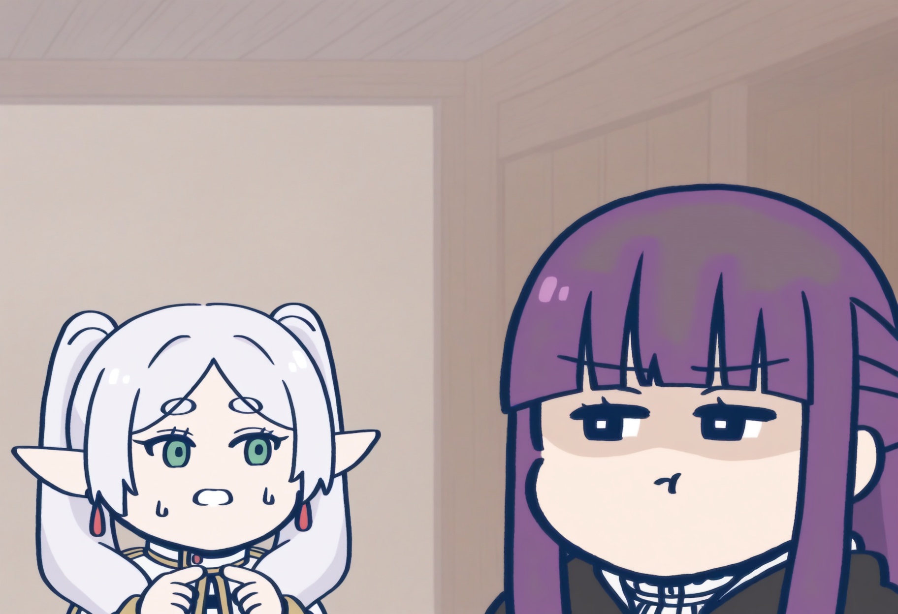 2girls,  chibi,  wakaranai on Tensor.Art