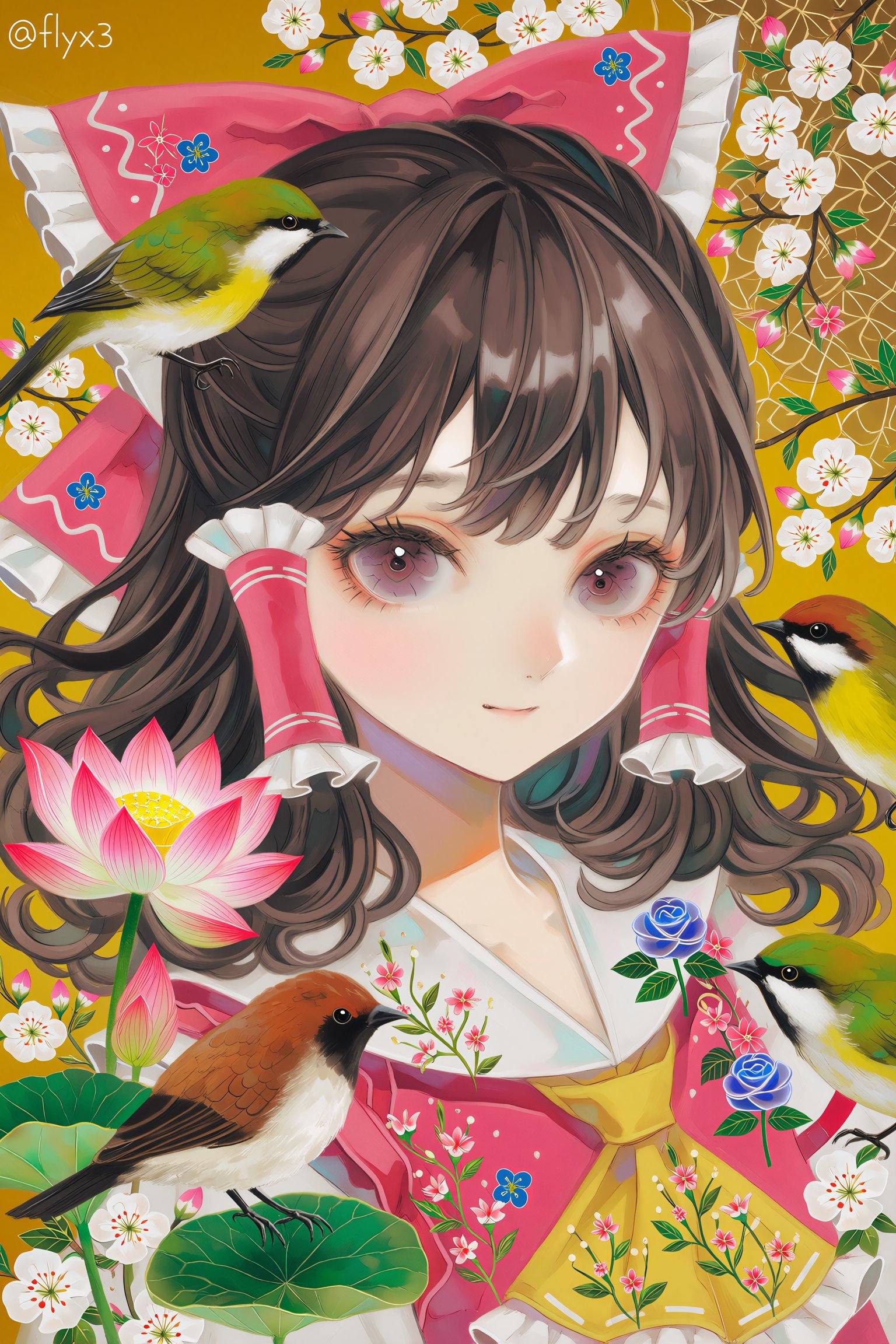 Yogisya Style,  1girl,  hakurei reimu on Tensor.Art
