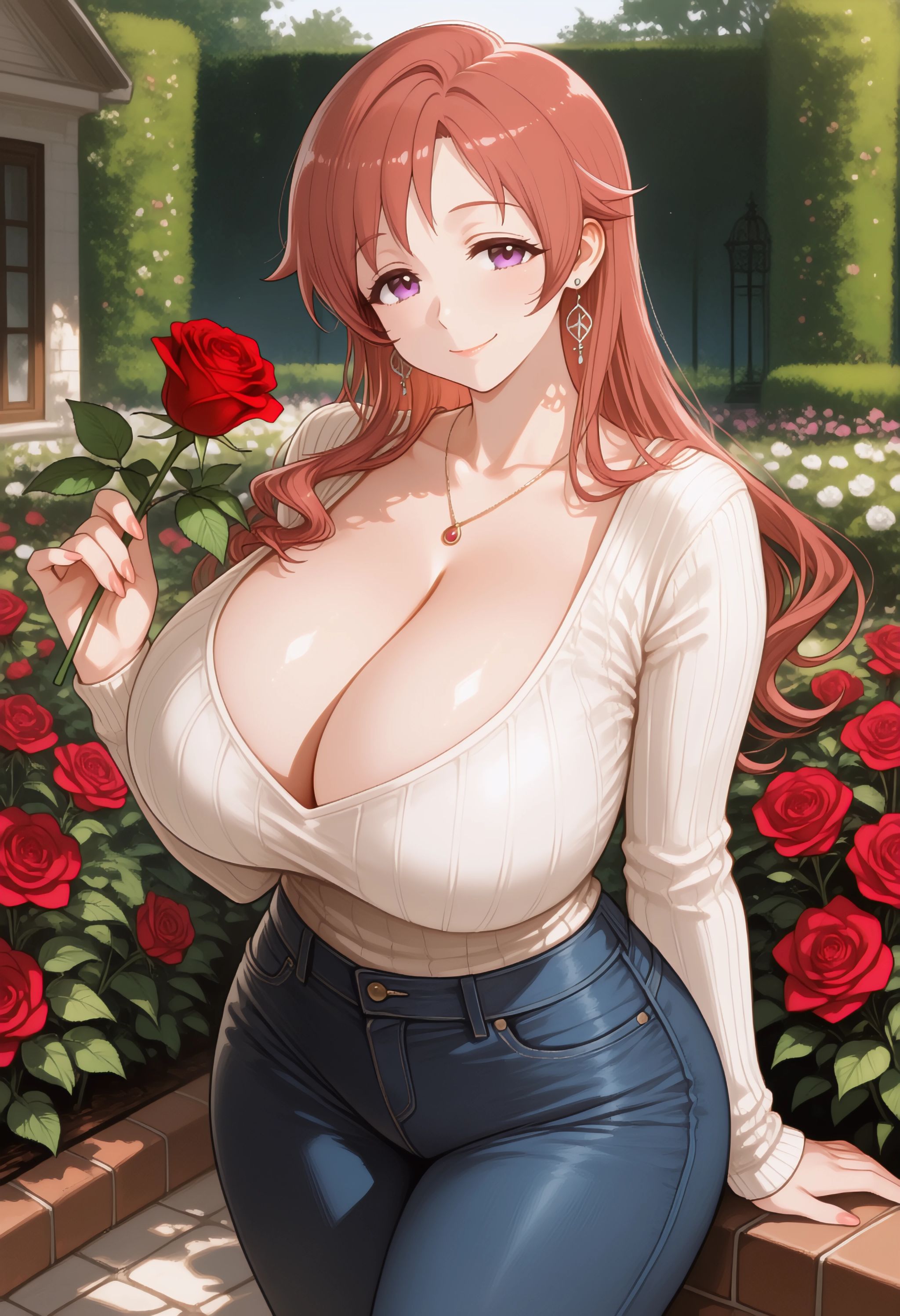 1girl,  natsu megumi,  mature female on Tensor.Art