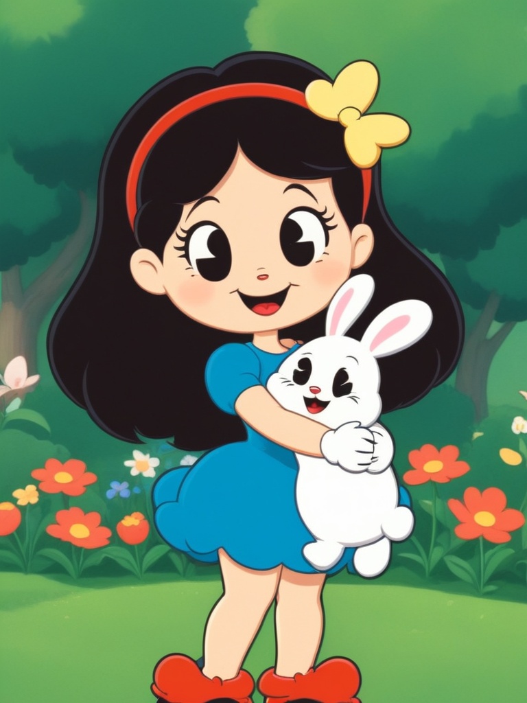 cute girl,  human,  cartoon on Tensor.Art