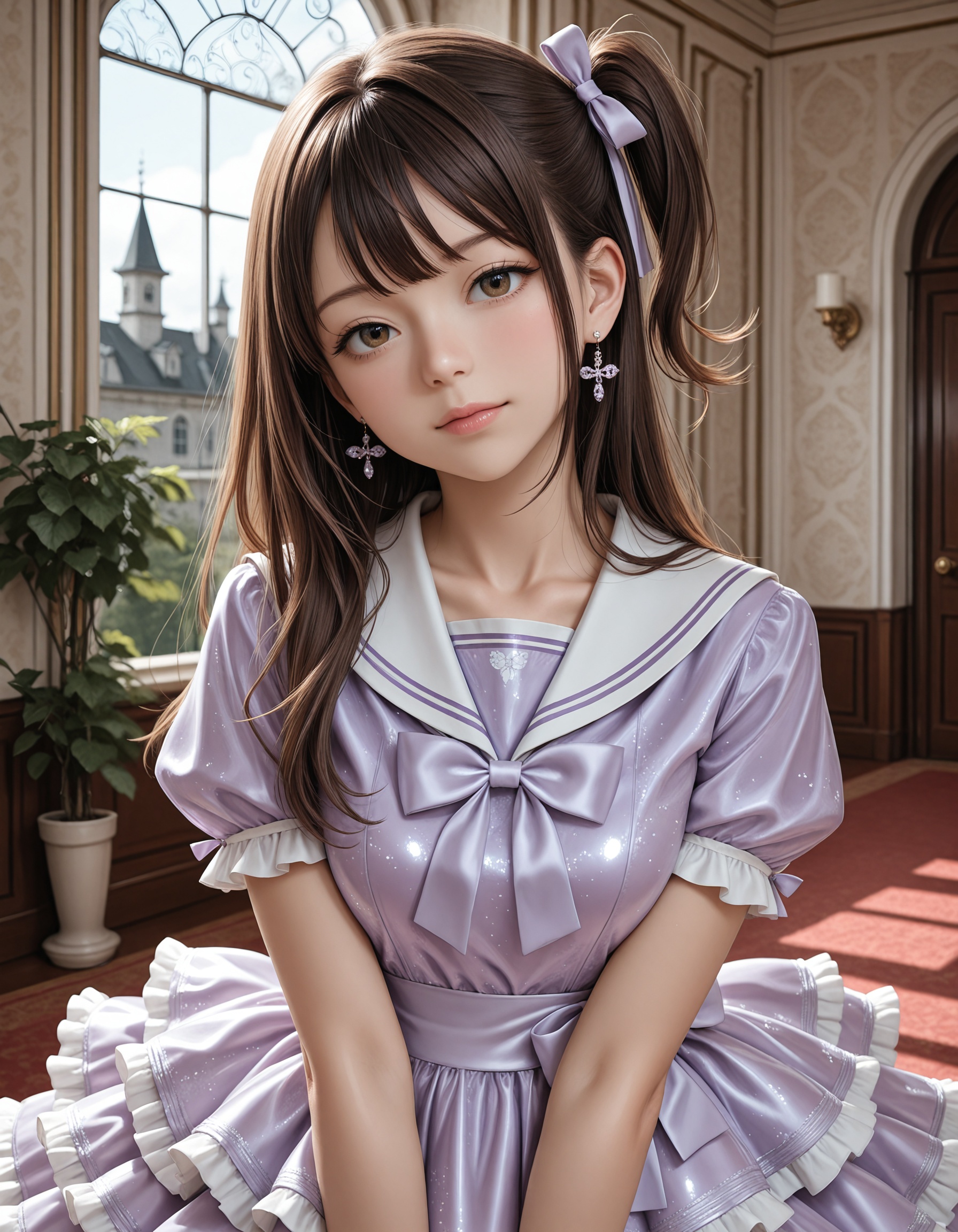 Depth of field,  Straight-on,  Upper body on Tensor.Art