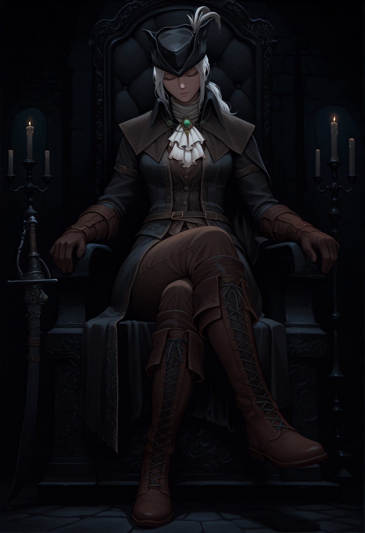 masterpiece,  best quality,  long hair on Tensor.Art
