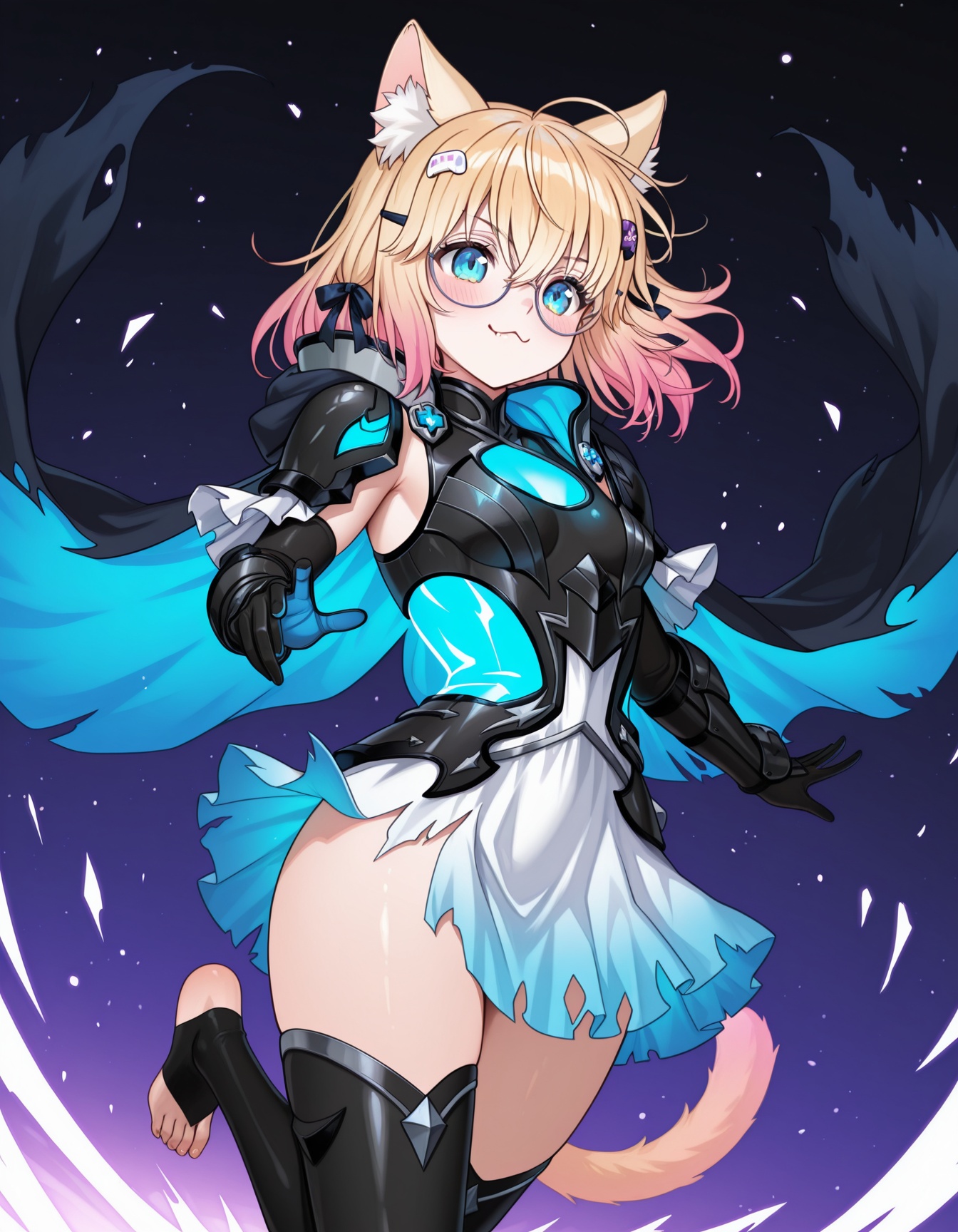 curvy,  HelOutfit,  black armor on Tensor.Art
