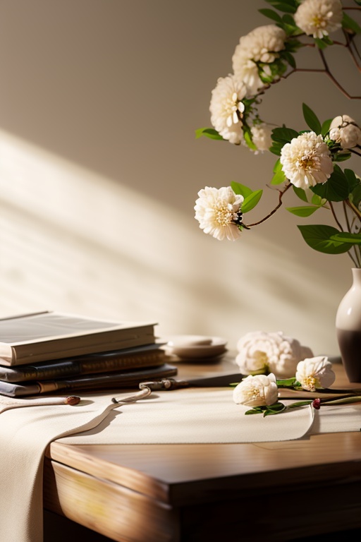 HZPJCT, product photography, still life, flower, no humans, white flower, brown theme, desert