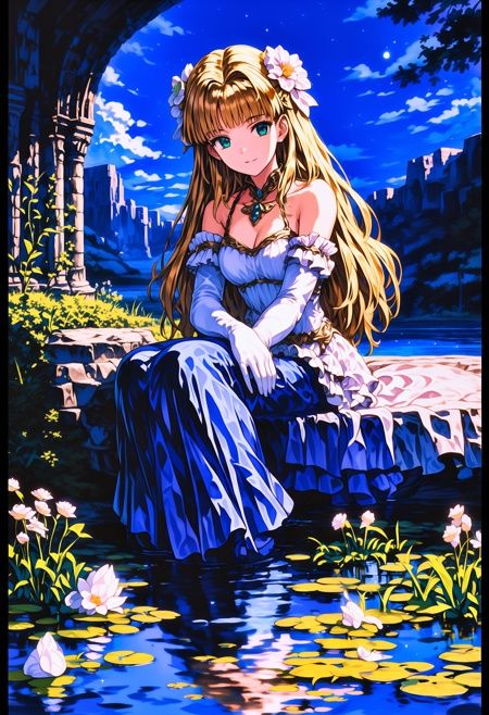 1girl,  solo,  long hair on Tensor.Art
