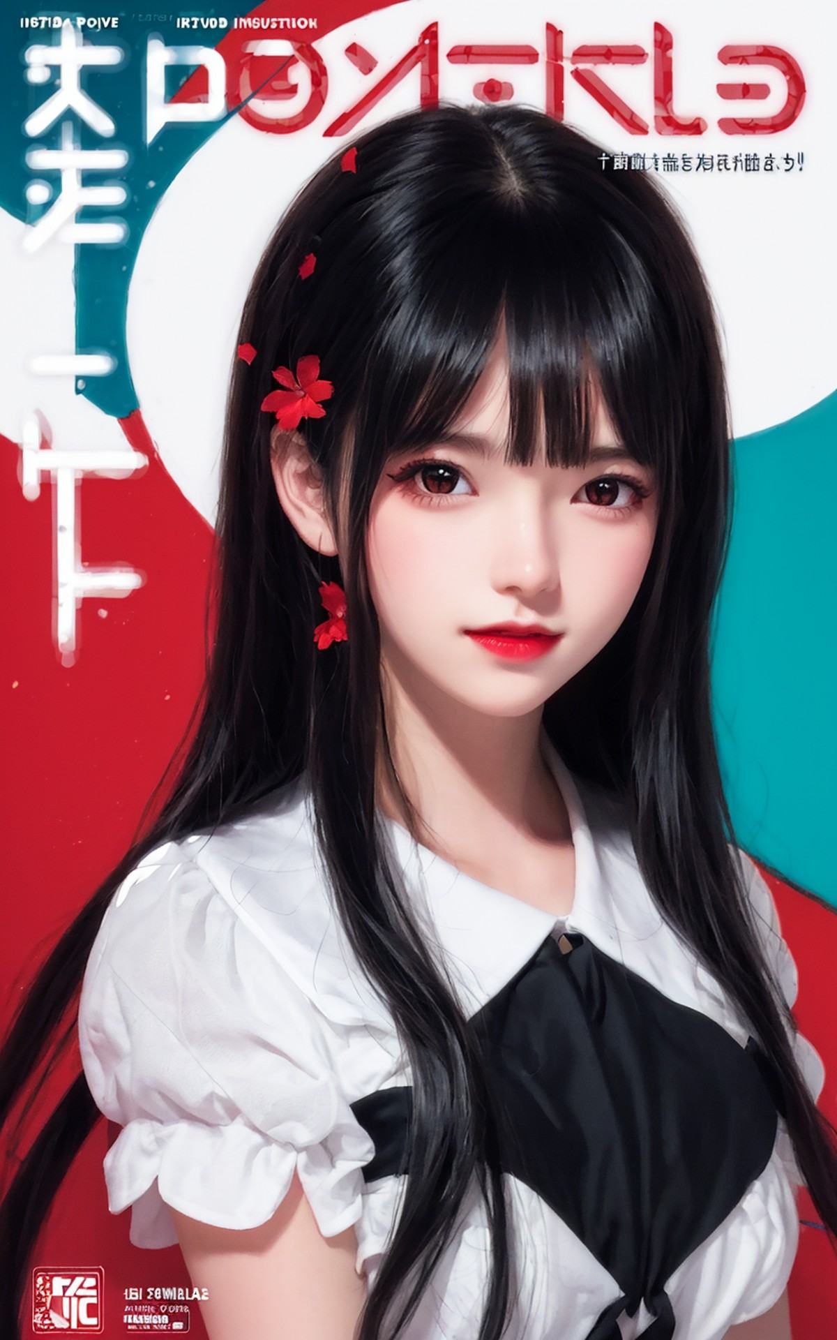 cg,  a girl,  (((red))) on Tensor.Art