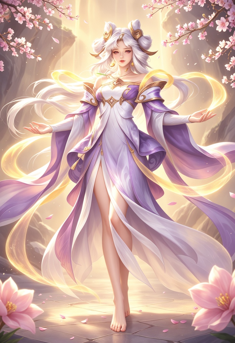 嫦娥原皮光脚-Illustrious光辉 by 云落 on Tensor.Art