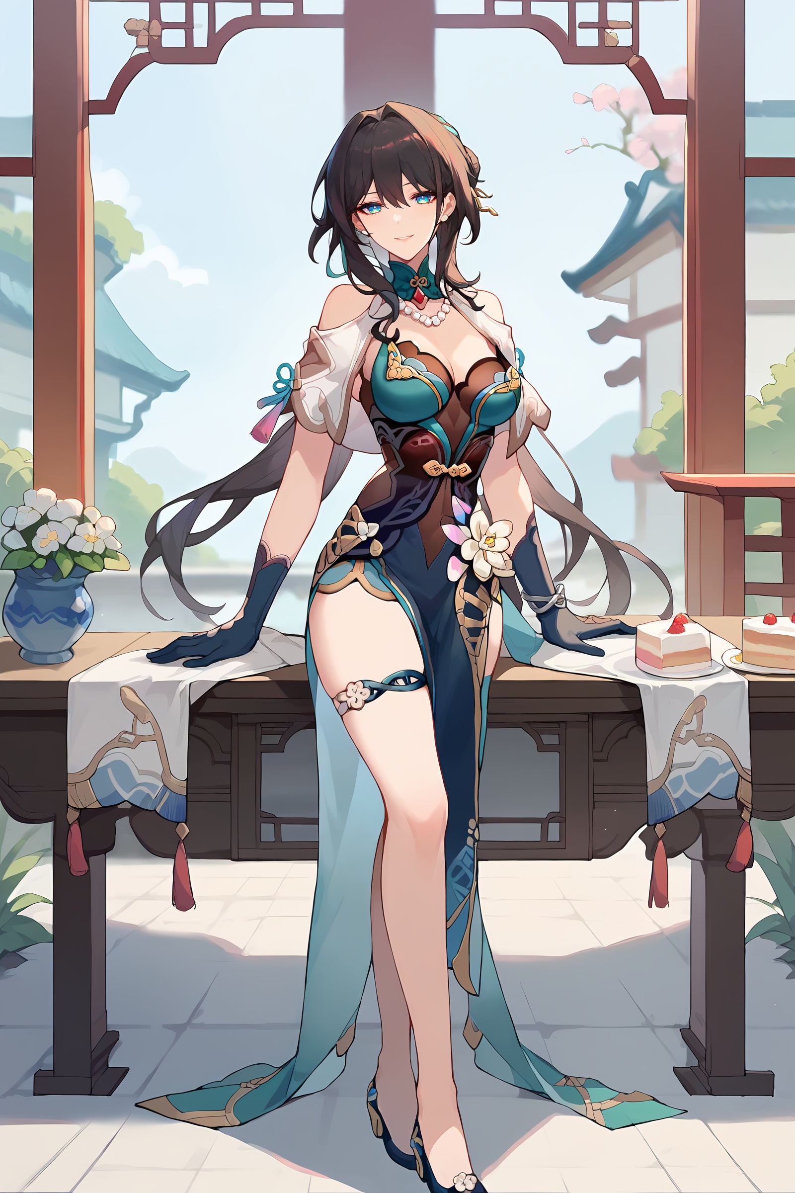 1girl,  ruan mei \(honkai: star rail\),  solo on Tensor.Art