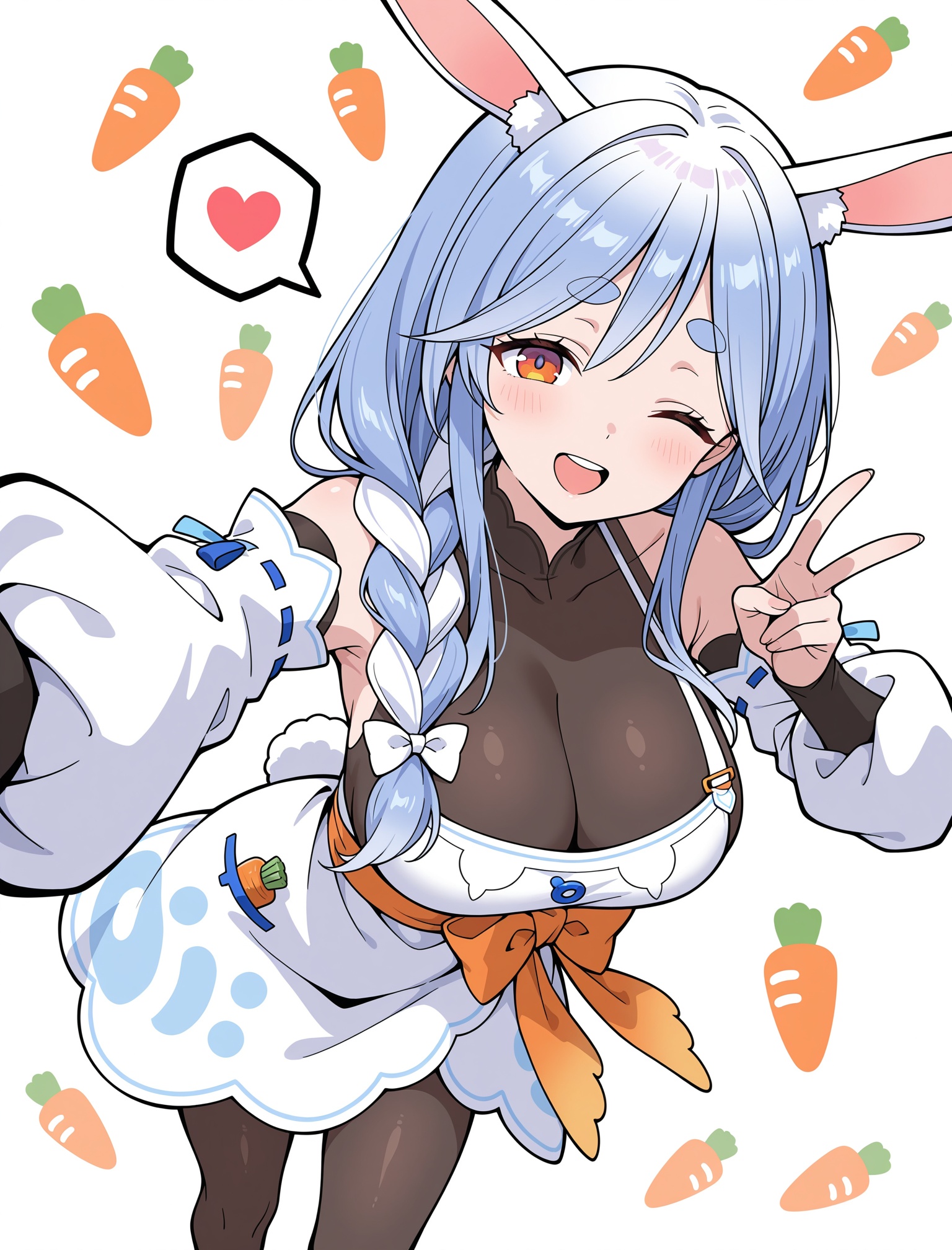 1 girl,  solo,  pekomama on Tensor.Art
