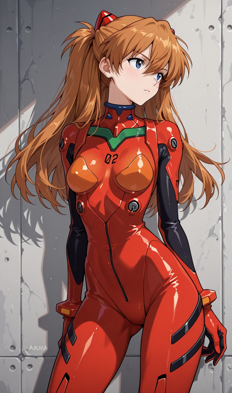 1girl,  solo,  Asuka Langley on Tensor.Art