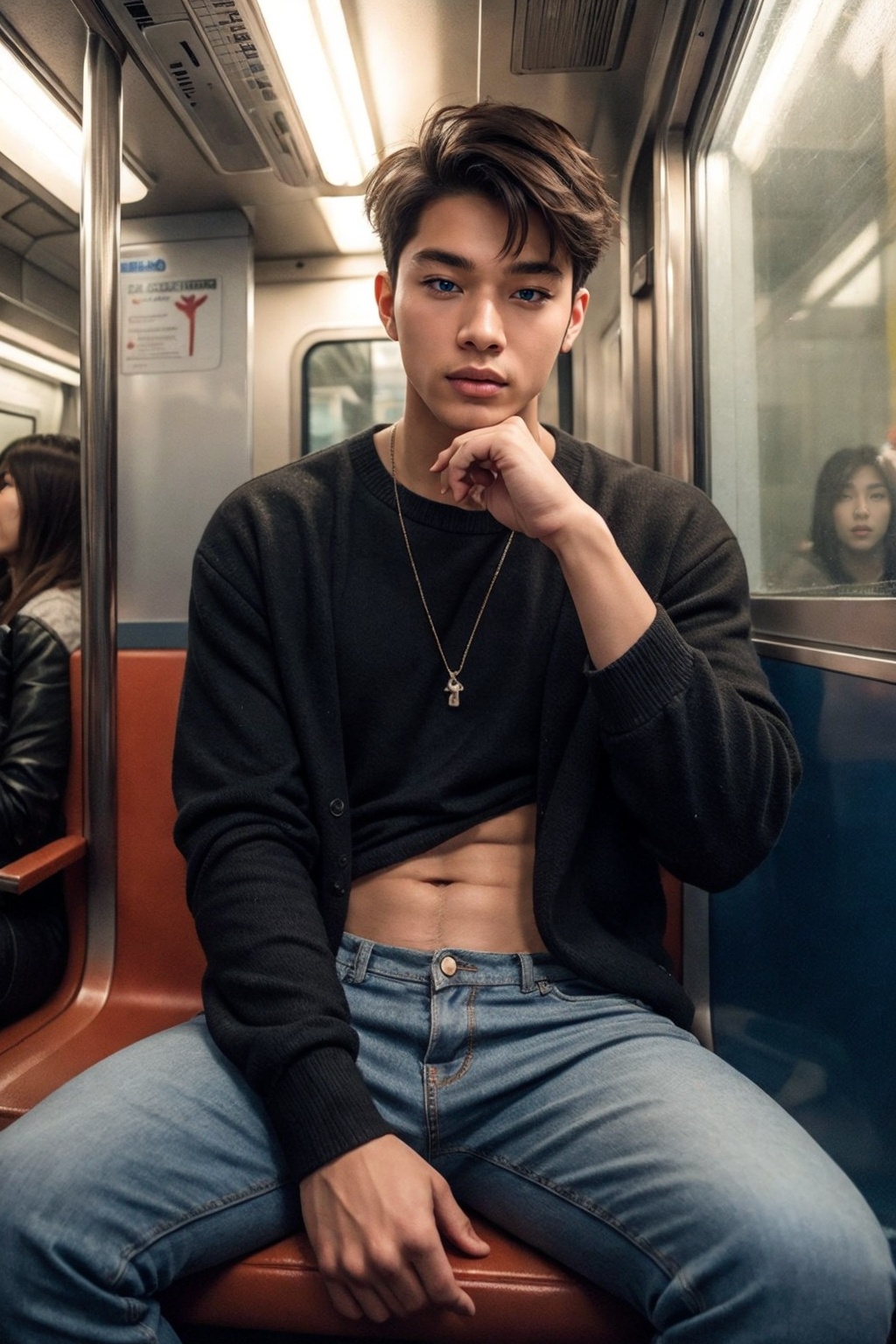 (1boy) My name is Jung Jacob Kook. I am 18 years old,  cute (Korean Canadian) male,  and I have a playful yet passionate p...