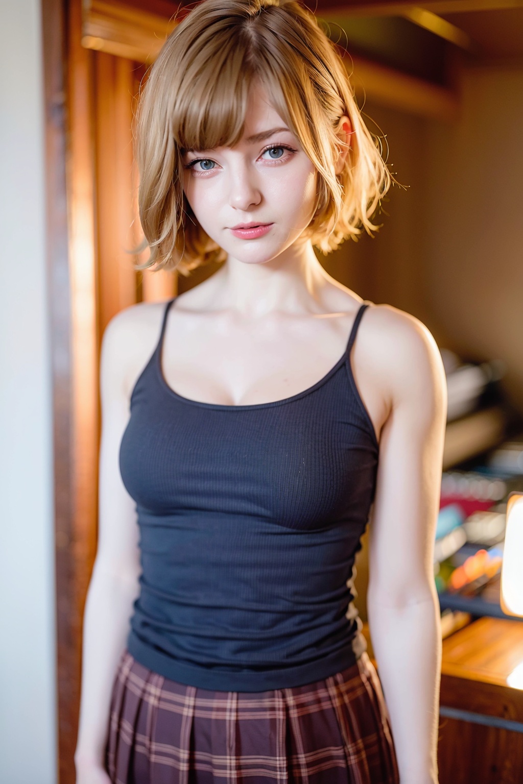 RAW Photo,  Ella Freya,  Bangs on Tensor.Art
