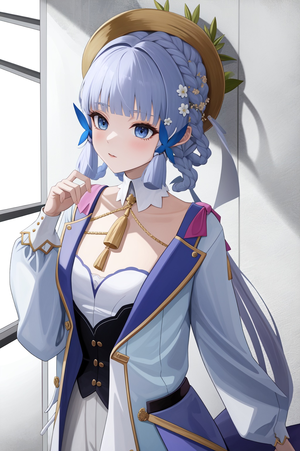 a girl named kamisato,  kamisato,  official alternate costume on Tensor.Art