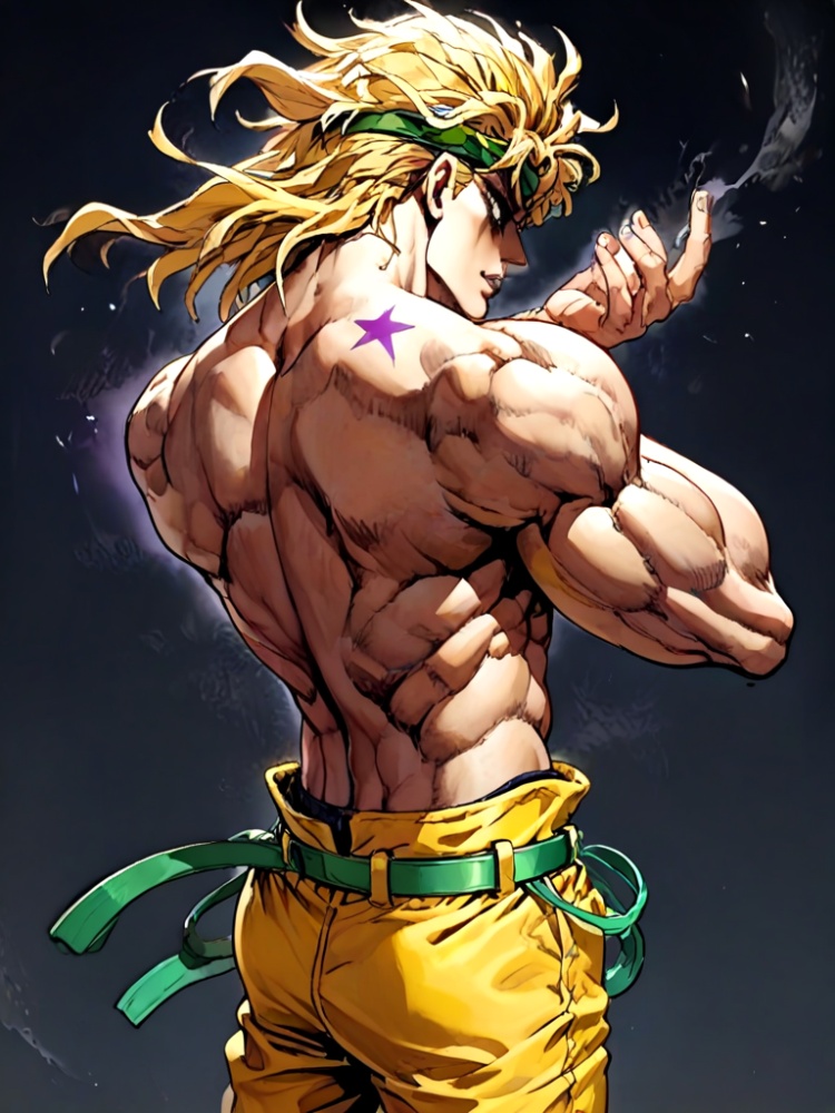 dio and his star birthmark by 鬼畫符 on Tensor.Art