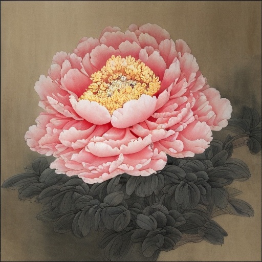 best quality,masterpiec8K.HDR.Intricate details,ultra detailed,8k,masterpiece,best quality,<lora:peony_20240309105539-000002:1>,peony,Traditional Chinese Painting Style,,Ink wash painting,