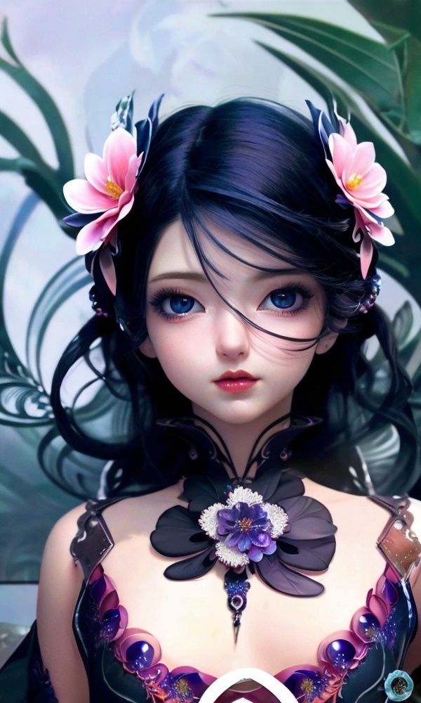 (,1girl, ,best quality, )<lora:365-DA-梦塔·雪谜城-艾妙妙:0.8>,, ,,anime,(masterpiece, top quality, best quality, official art, beautiful and aesthetic:1.2), (1girl)	, , (()),extreme detailed,(fractal art:1.3),colorful, flowers ,highest detailed,()    (()), (),