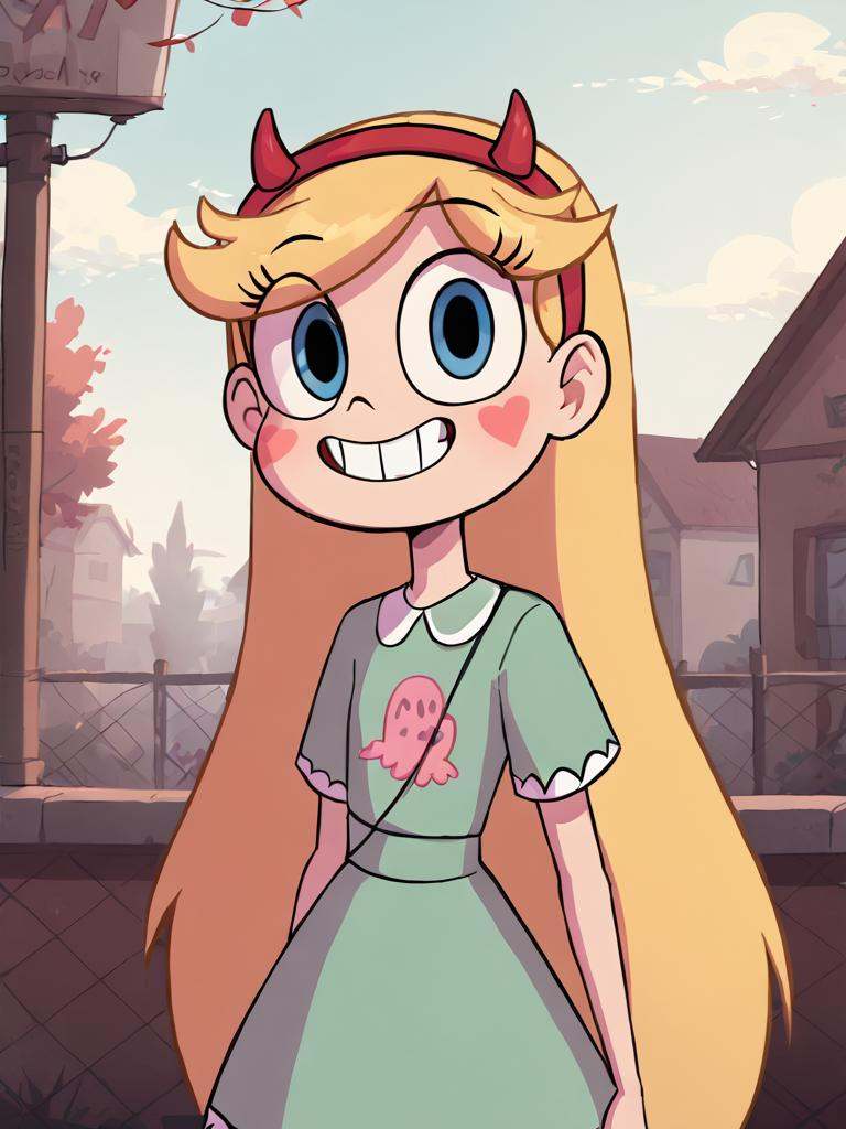 starbutterfly,  1girl,  blonde hair on Tensor.Art