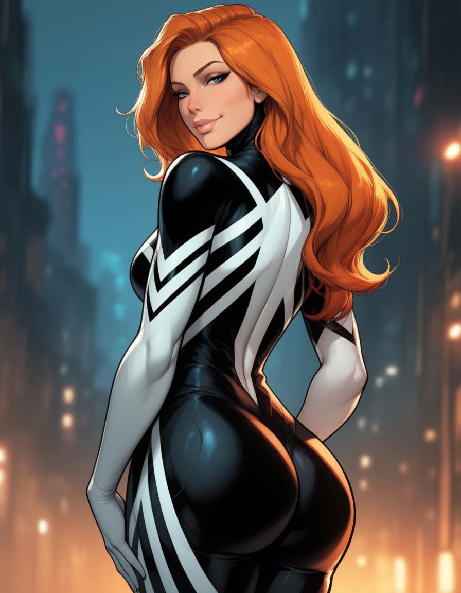 cartoon,  solo,  woman on Tensor.Art